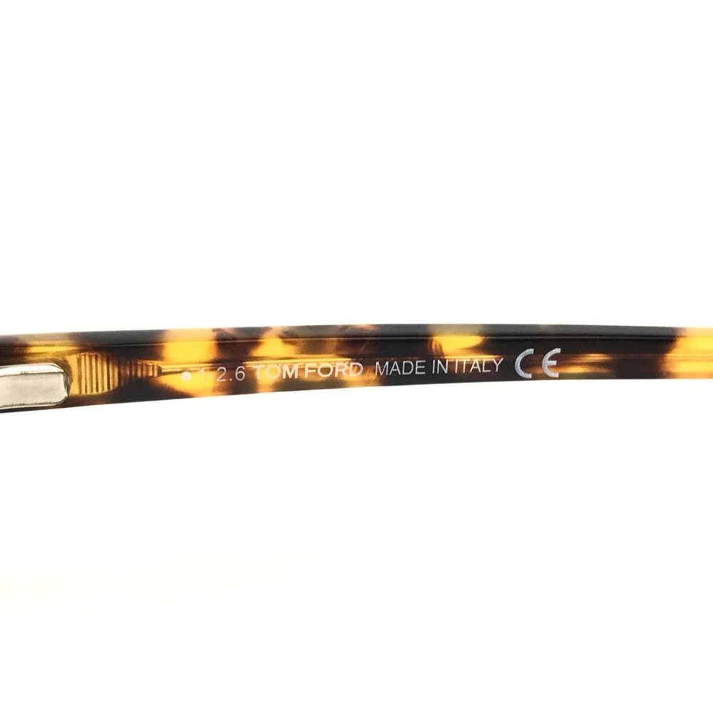Tom Ford Eyeglasses Frames TF5412 056 Blonde Tortoise Oval Full Rim 52-17-140